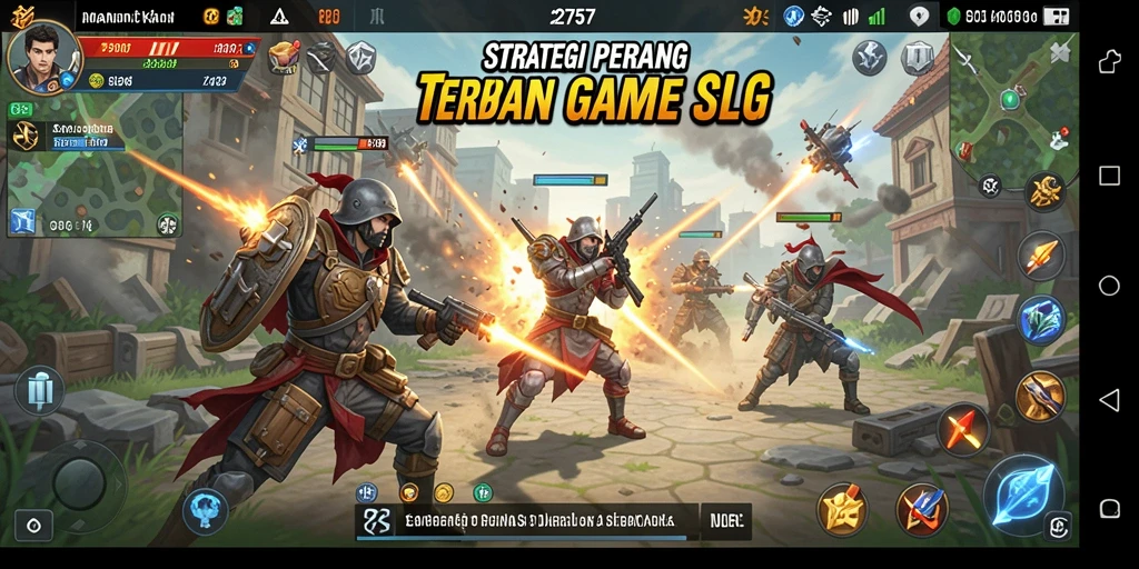 Tampilan gameplay strategis yang mendalam di 2757.