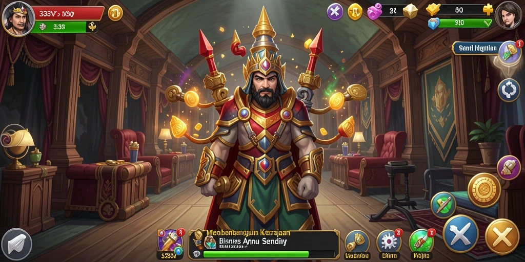 Tampilan gameplay 333V yang menarik dan penuh strategi.