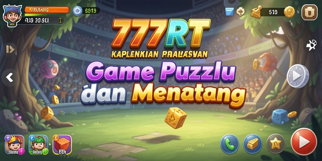 Tampilan gameplay menarik dari permainan puzzle 777RT.