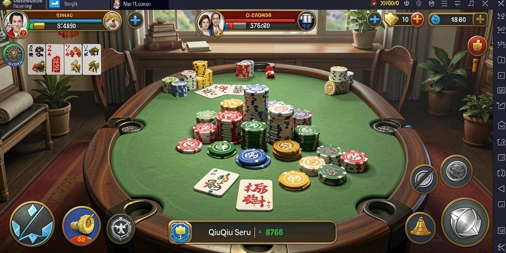 Tampilan gameplay QiuQiu yang mengasyikkan di 8768.