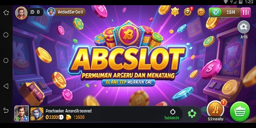 Tampilan gameplay seru dari ABCSLOT yang penuh warna.