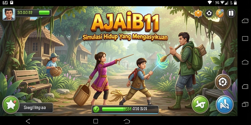 Gambaran gameplay AJAIB11 yang menarik dan mendetail.