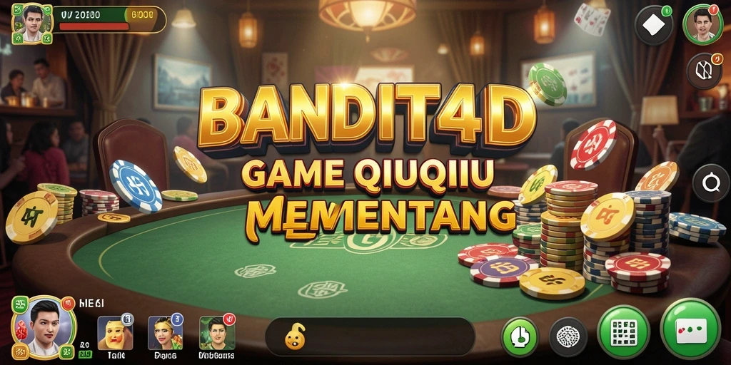 Screenshot utama menampilkan gameplay seru dari QiuQiu.