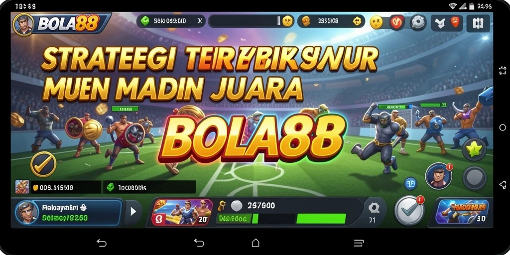 Tampilan gameplay BOLA88 yang strategis dan mendebarkan.