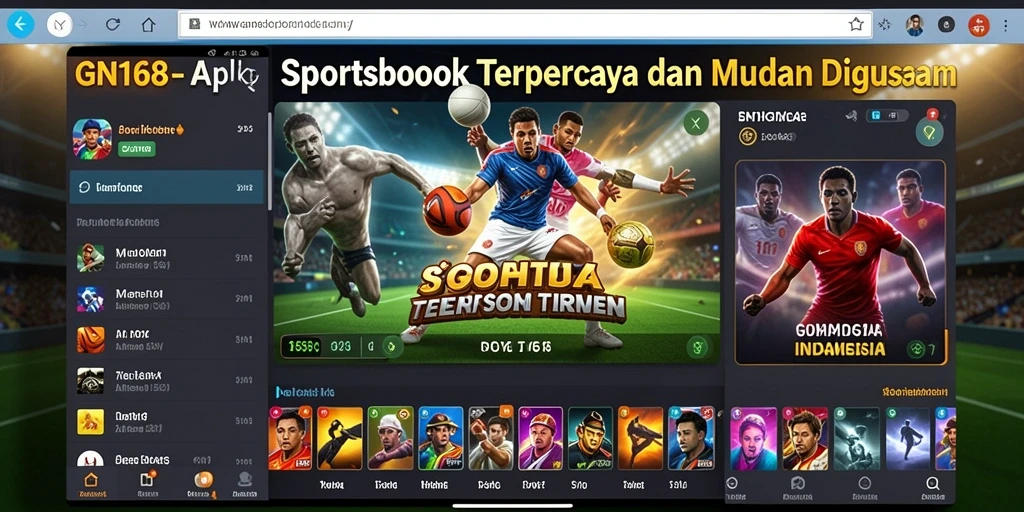 Screenshot tampilan permainan Sportsbook GN168 yang menarik.