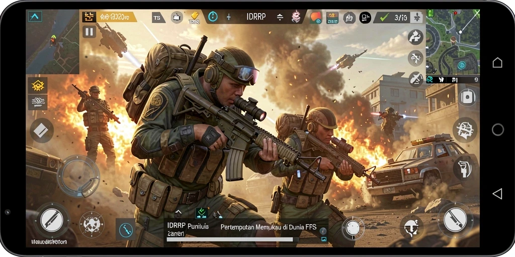 Gameplay menegangkan dari IDRRP dengan grafis realistis yang mengesankan.