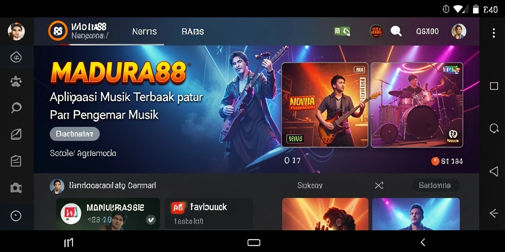 Tampilan menarik dari gameplay MADURA88 yang memfasilitasi pengalaman musik.