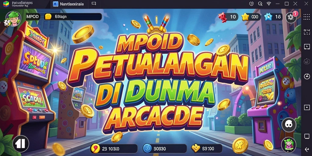 Tampilan gameplay MPOID yang penuh warna dan dinamis.