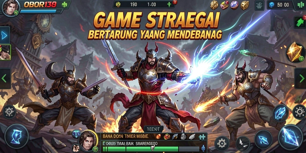 Tampilan gameplay SLG yang mendebarkan dalam OBOR138.