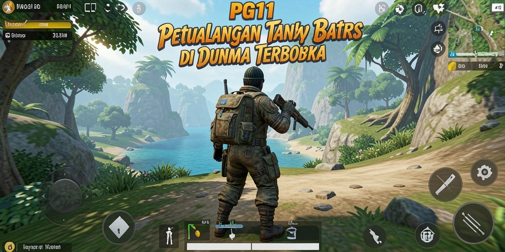 Gameplay PG11 menampilkan dunia terbuka yang kaya akan detail dan petualangan.