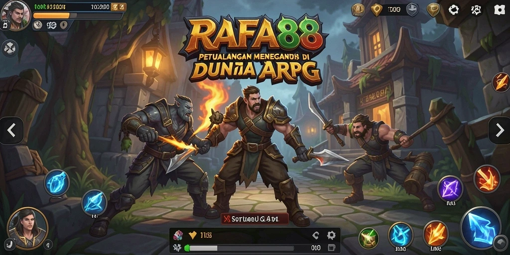 Tangkapan layar menunjukkan aksi seru dalam gameplay ARPG.