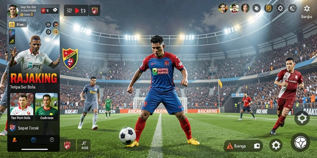 Tampilan gameplay RAJAKING dengan grafik yang memukau.