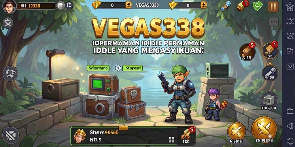 Menampilkan gameplay seru dan penuh warna dari VEGAS338